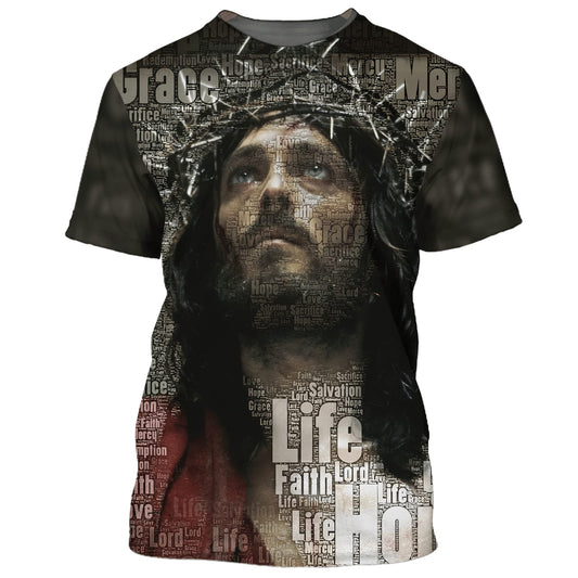 Name Jesus Christ 3D All Over Printed Shirt for Men and Women