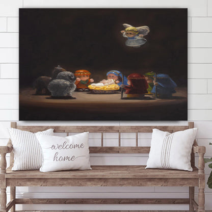 Nativity 1 Canvas Wall Art - Christmas Gift