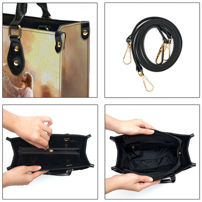 Nature Is The Lord‘s Artwork Beautiful Christian Leather Handbag - Religious Gifts For Women - Women Pu Leather Bag