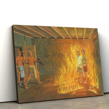 Nephi And Lehi In Prison 2 Canvas Pictures - Christian Paintings For Home - Religious Canvas Wall Decor
