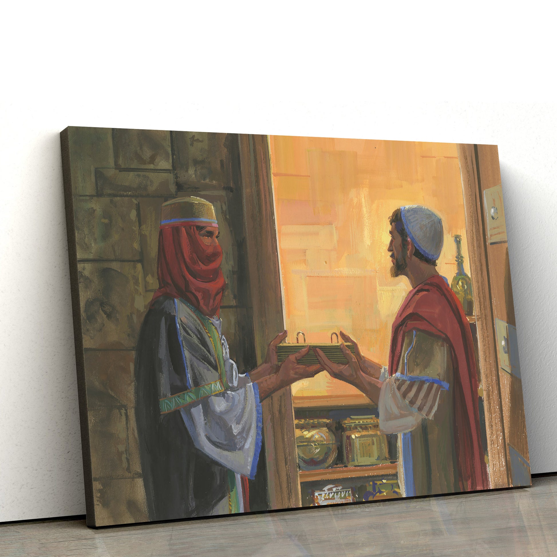 Nephi And Zoram Canvas Pictures - Christian Paintings For Home - Religious Canvas Wall Decor