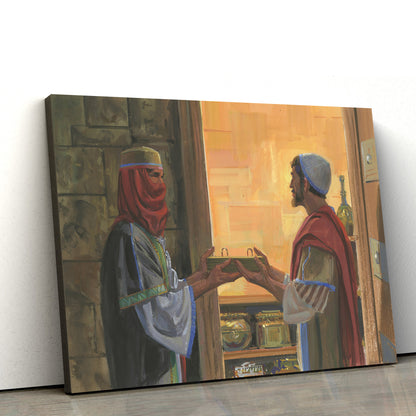 Nephi And Zoram Canvas Pictures - Christian Paintings For Home - Religious Canvas Wall Decor