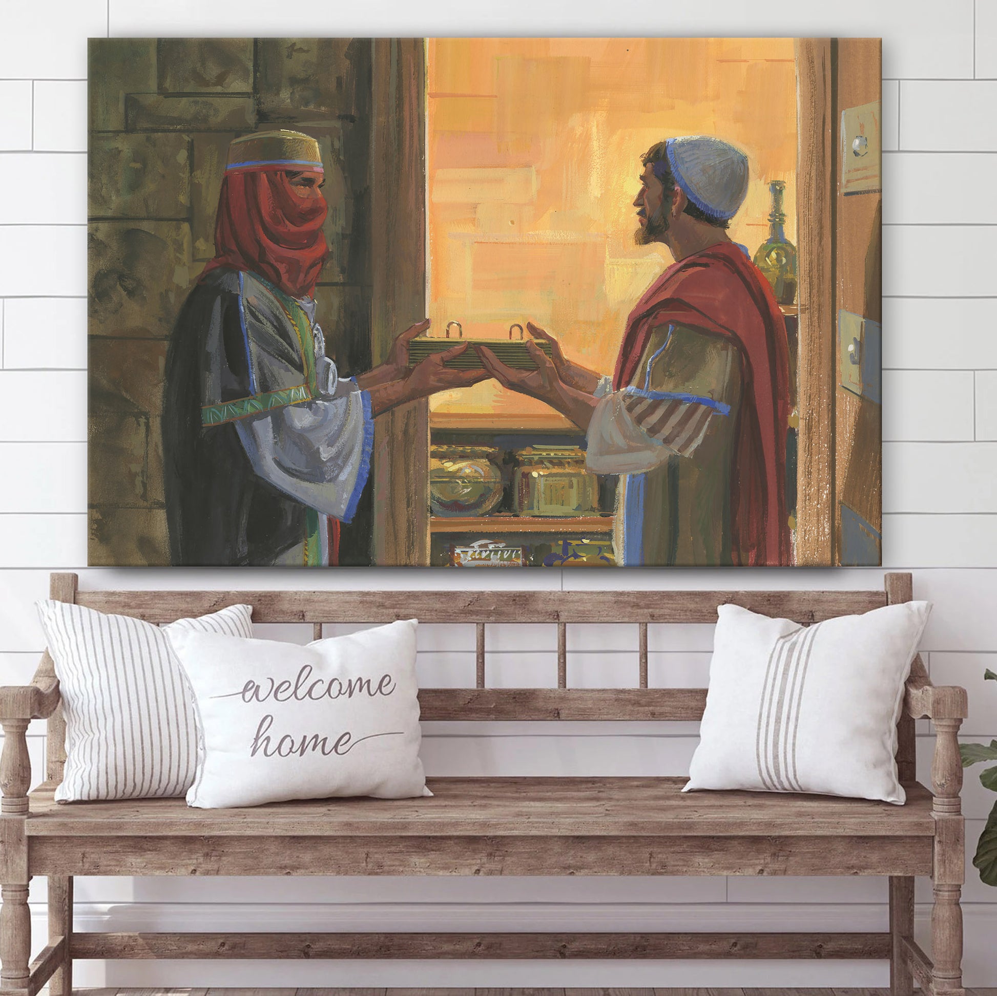 Nephi And Zoram Canvas Pictures - Christian Paintings For Home - Religious Canvas Wall Decor