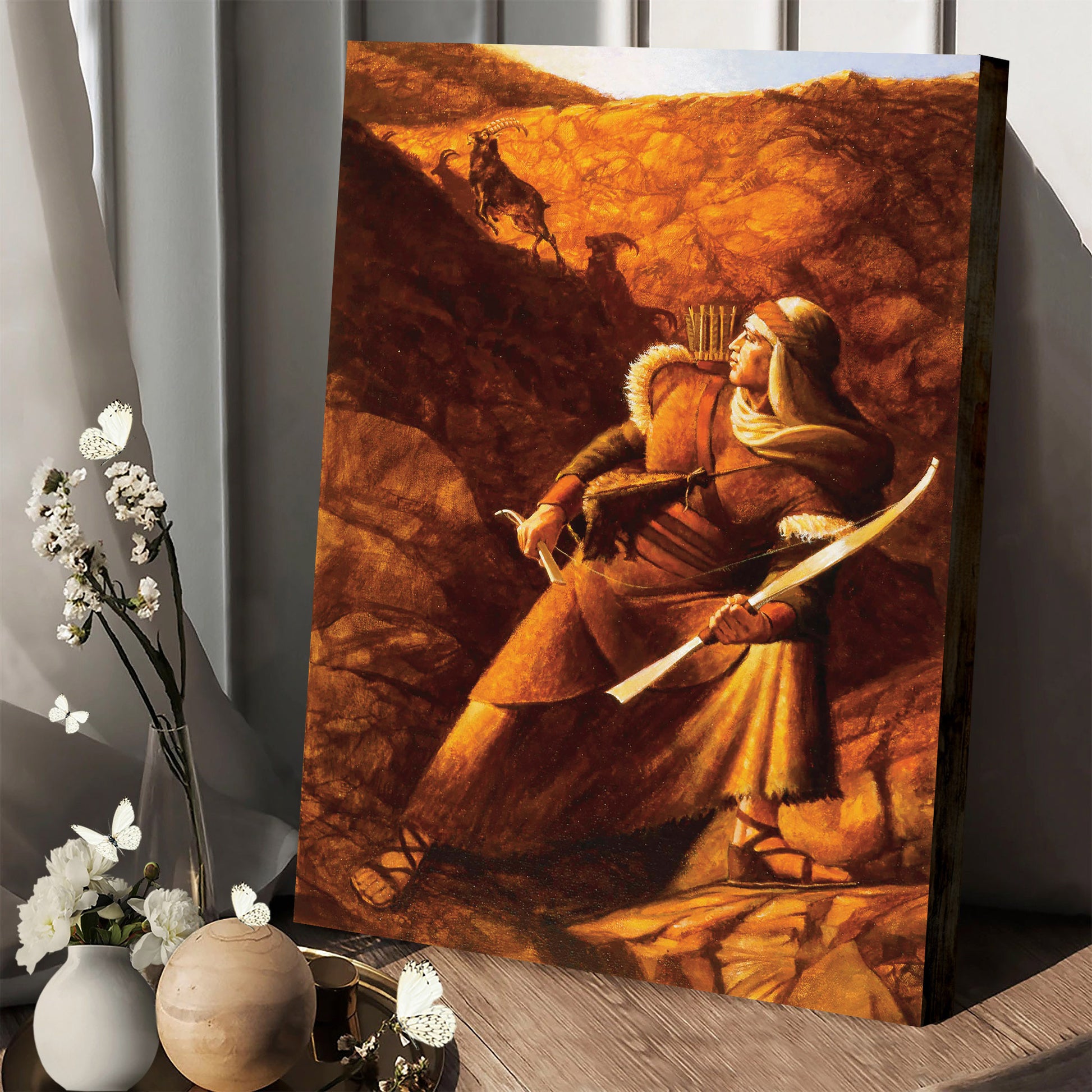 Nephi's Broken Bow Canvas Pictures - Religious Canvas Wall Art - Scriptures Wall Decor