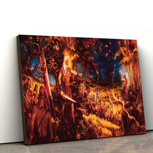 Nephites’ Last Battle Canvas Pictures - Christian Paintings For Home - Religious Canvas Wall Decor