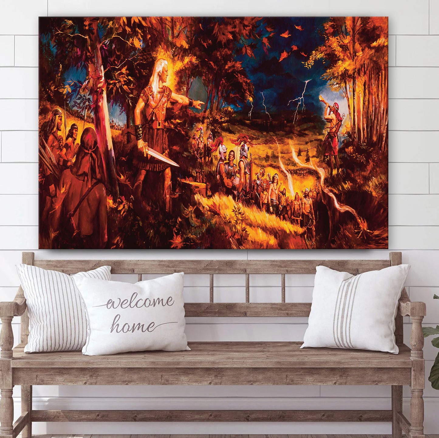 Nephites’ Last Battle Canvas Pictures - Christian Paintings For Home - Religious Canvas Wall Decor