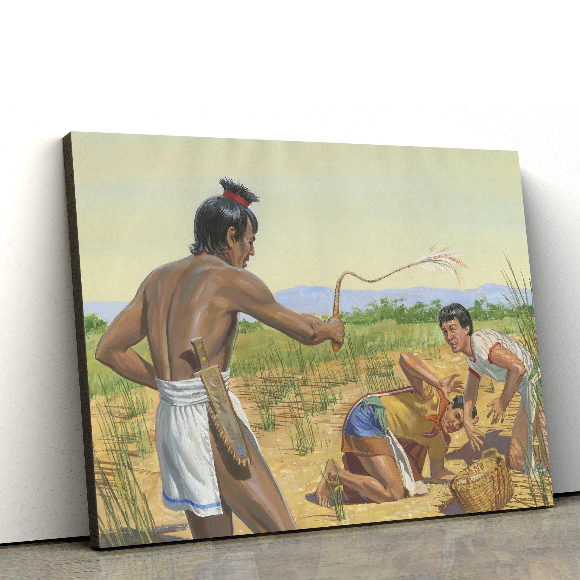 Nephites Under Guard Of The Lamanites Canvas Pictures - Christian Paintings For Home - Religious Canvas Wall Decor