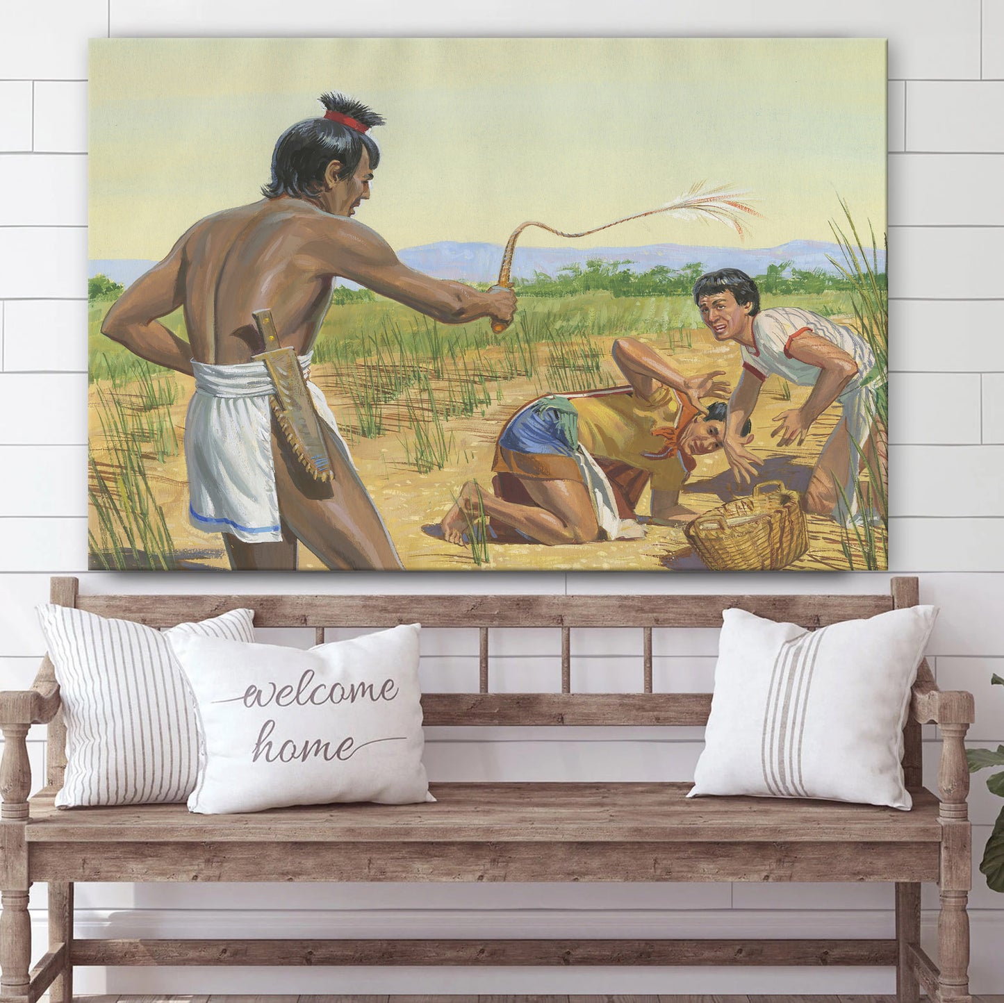 Nephites Under Guard Of The Lamanites Canvas Pictures - Christian Paintings For Home - Religious Canvas Wall Decor