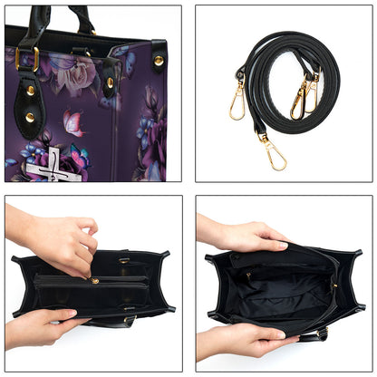 No Weapon Formed Against You Shall Prosper Personalized Leather Bag For Women - Religious Gifts For Women