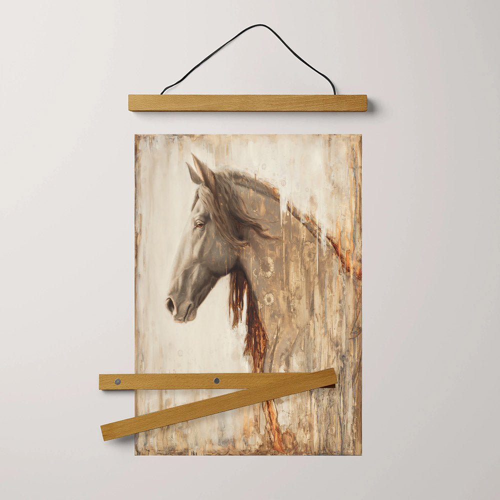 Nobility Horse Hanging Canvas Wall Art - Religious Canvas