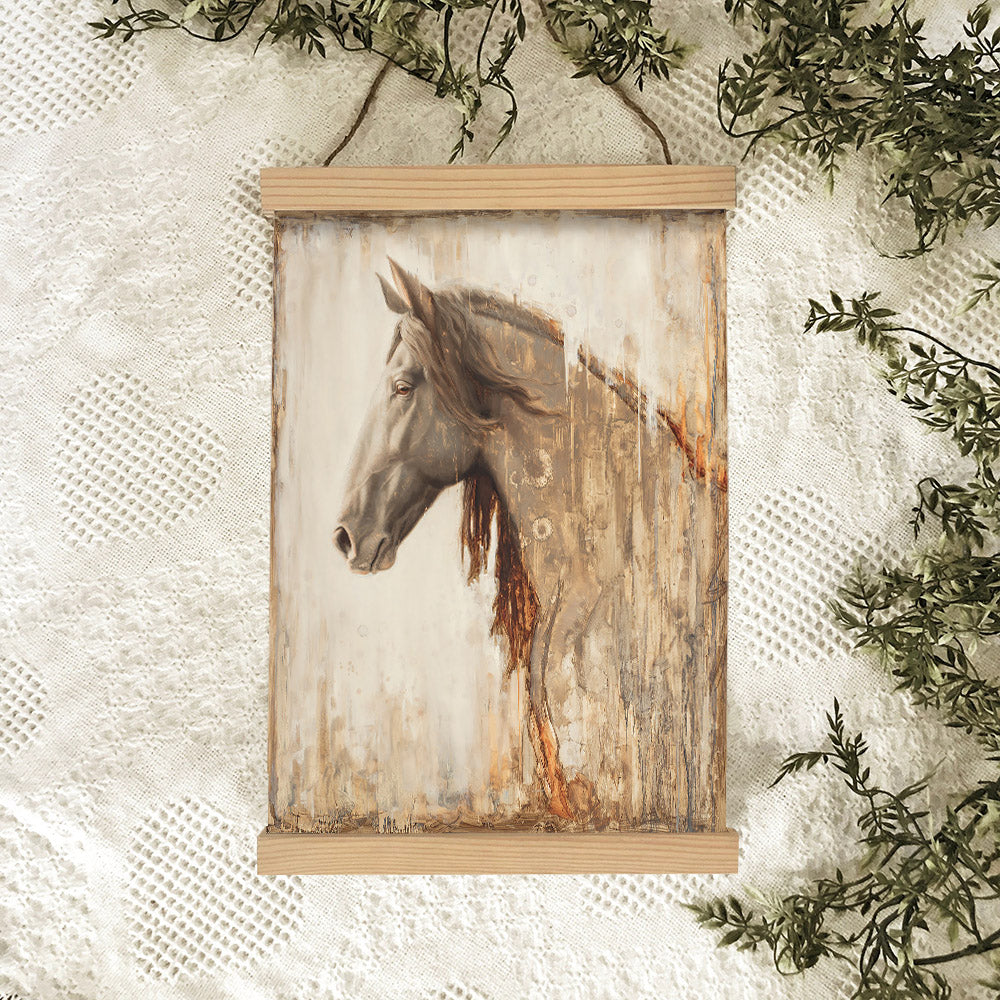 Nobility Horse Hanging Canvas Wall Art - Religious Canvas