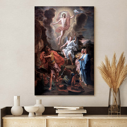 Noel Coypel Resurrection Canvas Picture - Jesus Christ Canvas Art - Christian Wall Canvas