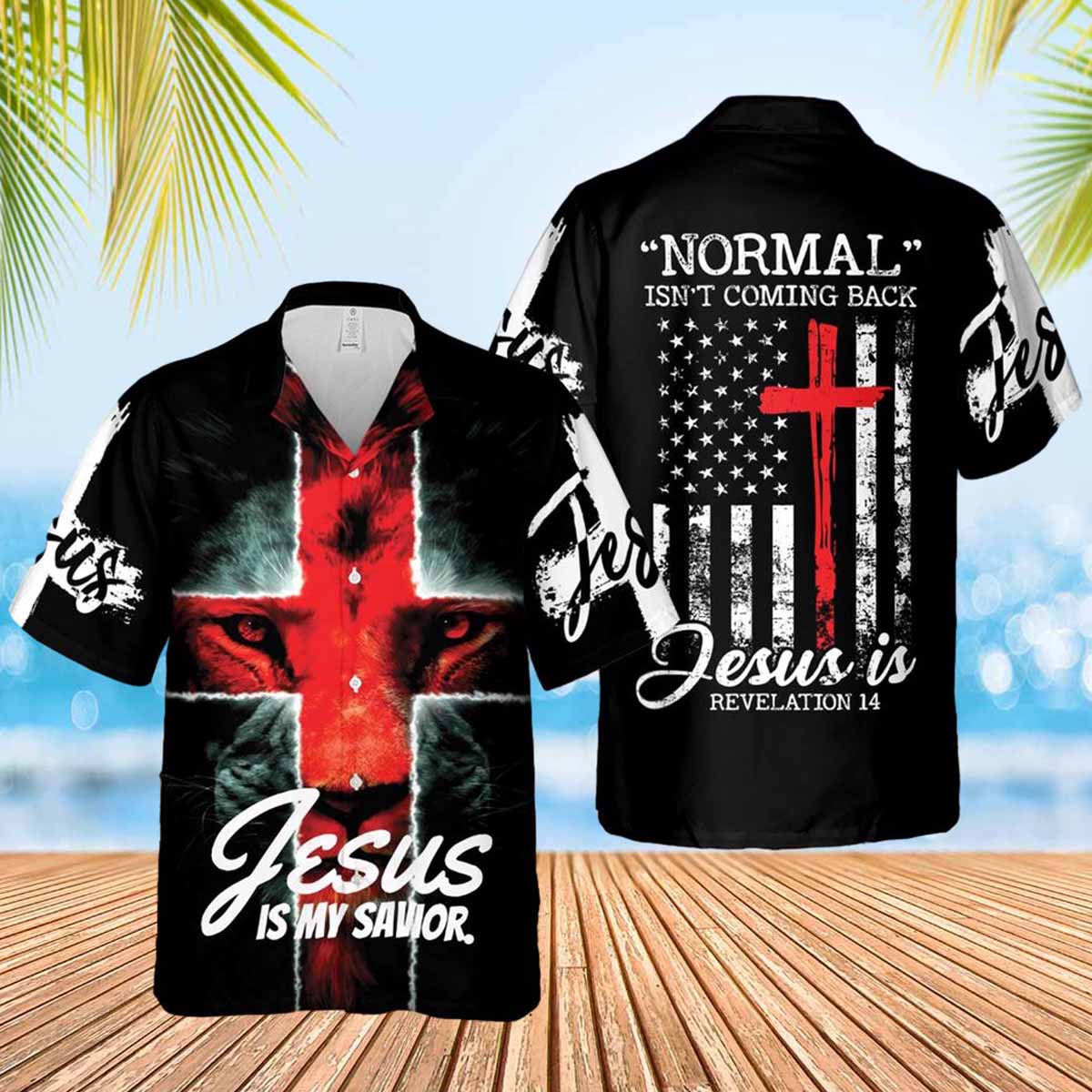 Normal Isn't Coming Back Jesus Is Hawaiian Shirt - Christian Hawaiian Shirts For Women Men