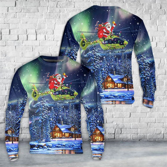 Norwegian Air Ambulance Airbus H145 helicopter Ugly Christmas Sweater For Men Women, Best Gift For Christmas, The Beautiful Winter Christmas Outfit