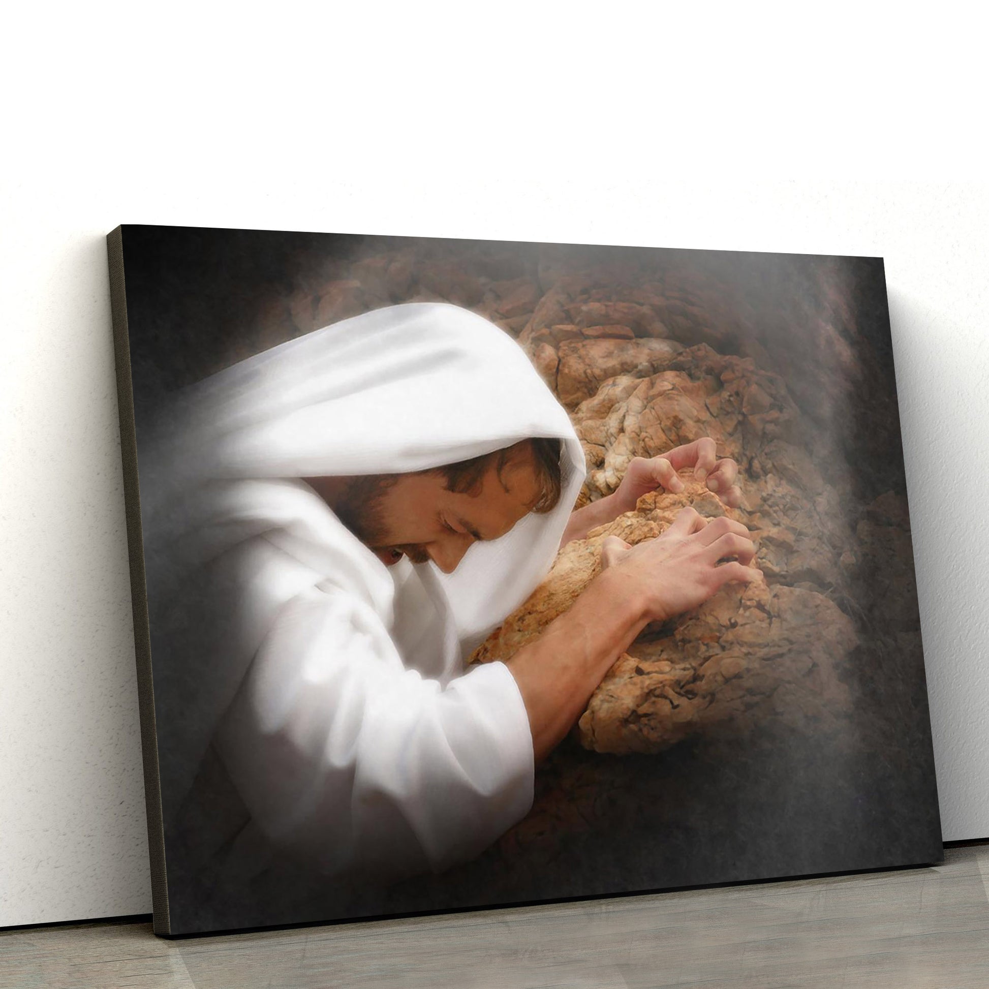 Not My Will But Thine_2734 Canvas Wall Art - Jesus Picture - Christian Wall Decor