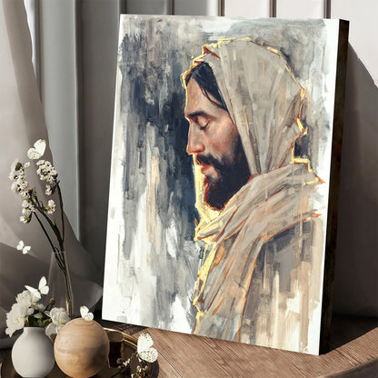 Not My Will But Thine Canvas Wall Art - Jesus Picture - Jesus Portrait Canvas