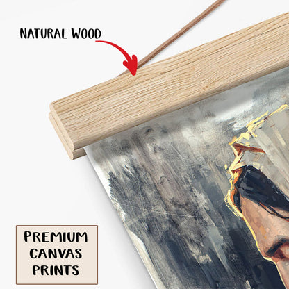 Not My Will But Thine Hanging Canvas Wall Art - Jesus Picture - Jesus Portrait Canvas - Religious Canvas