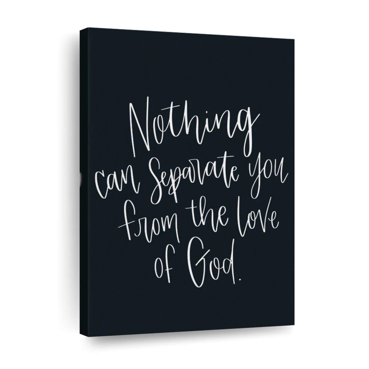 Nothing Can Separate You Wall Art Canvas - Canvas Religious Wall Art - Christian Wall Decor Living Room