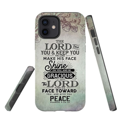 Numbers 624-26 The Lord Bless You And Keep You Phone Case - Christian Phone Cases - Inspirational Bible Scripture iPhone Cases