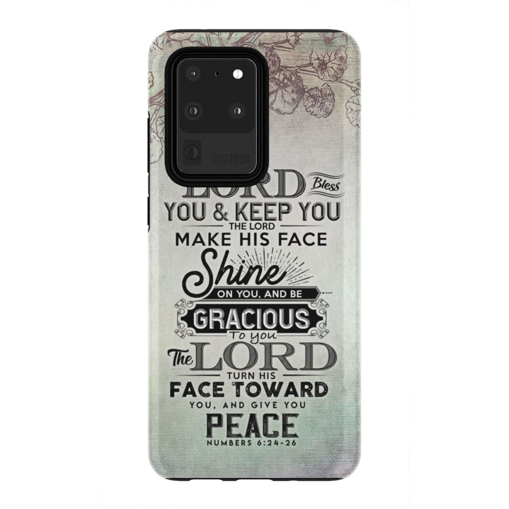 Numbers 624-26 The Lord Bless You And Keep You Phone Case - Christian Phone Cases - Inspirational Bible Scripture iPhone Cases