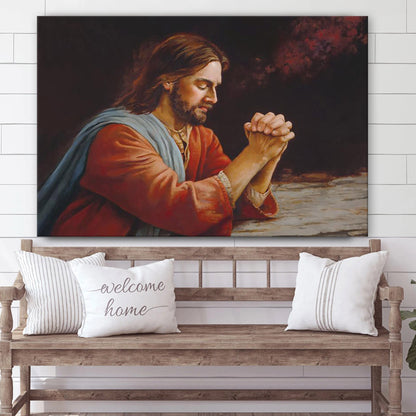 O My Father Canvas Wall Art - Jesus Picture - Christian Wall Decor