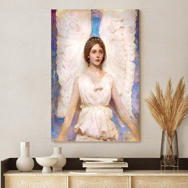 O That I Were An Angel After Abbot Handerson Thayer Canvas Picture - Jesus Canvas Wall Art - Christian Wall Art