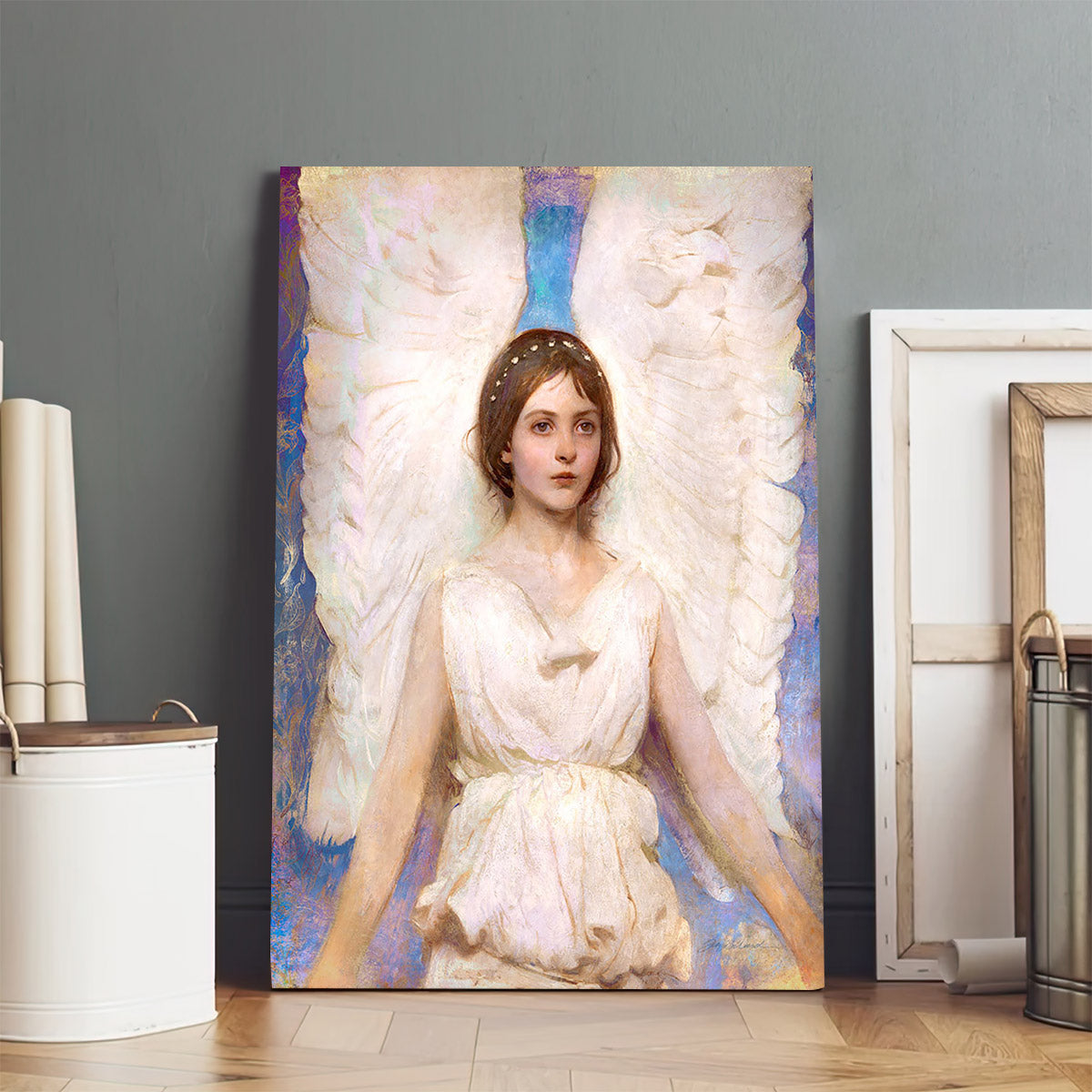 O That I Were An Angel After Abbot Handerson Thayer Canvas Picture - Jesus Canvas Wall Art - Christian Wall Art