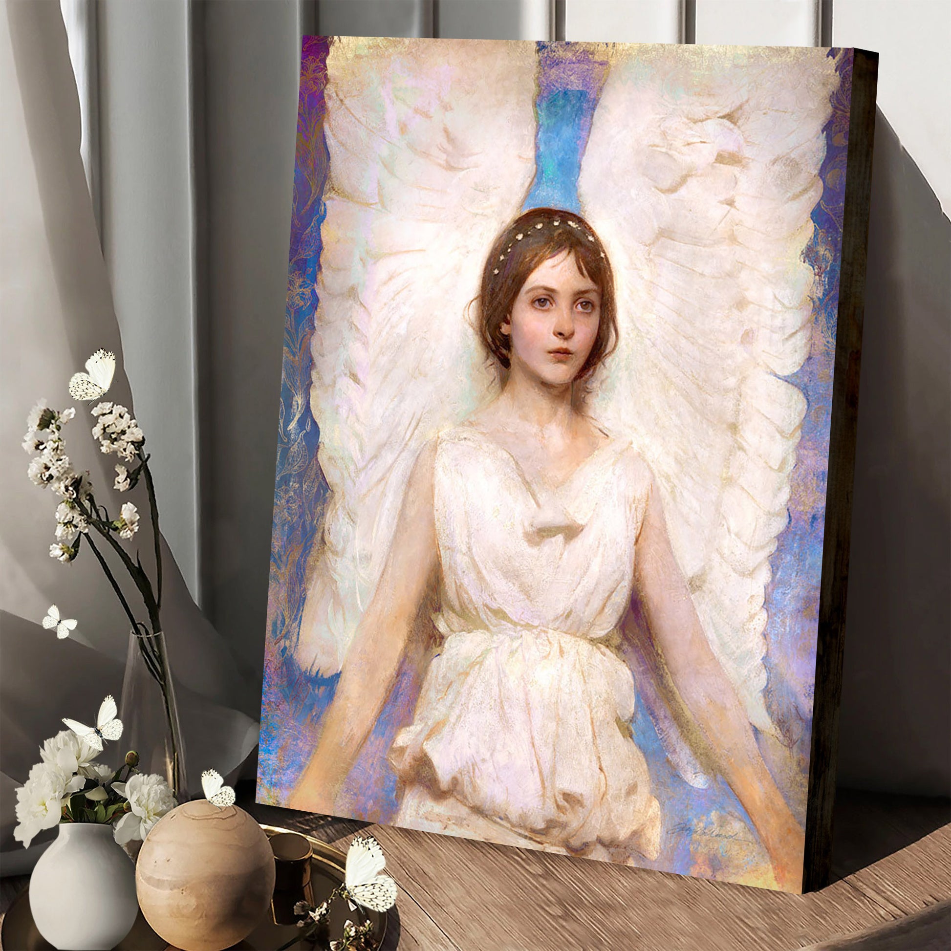 O That I Were An Angel After Abbot Handerson Thayer Canvas Pictures - Jesus Canvas Art - Christian Wall Art