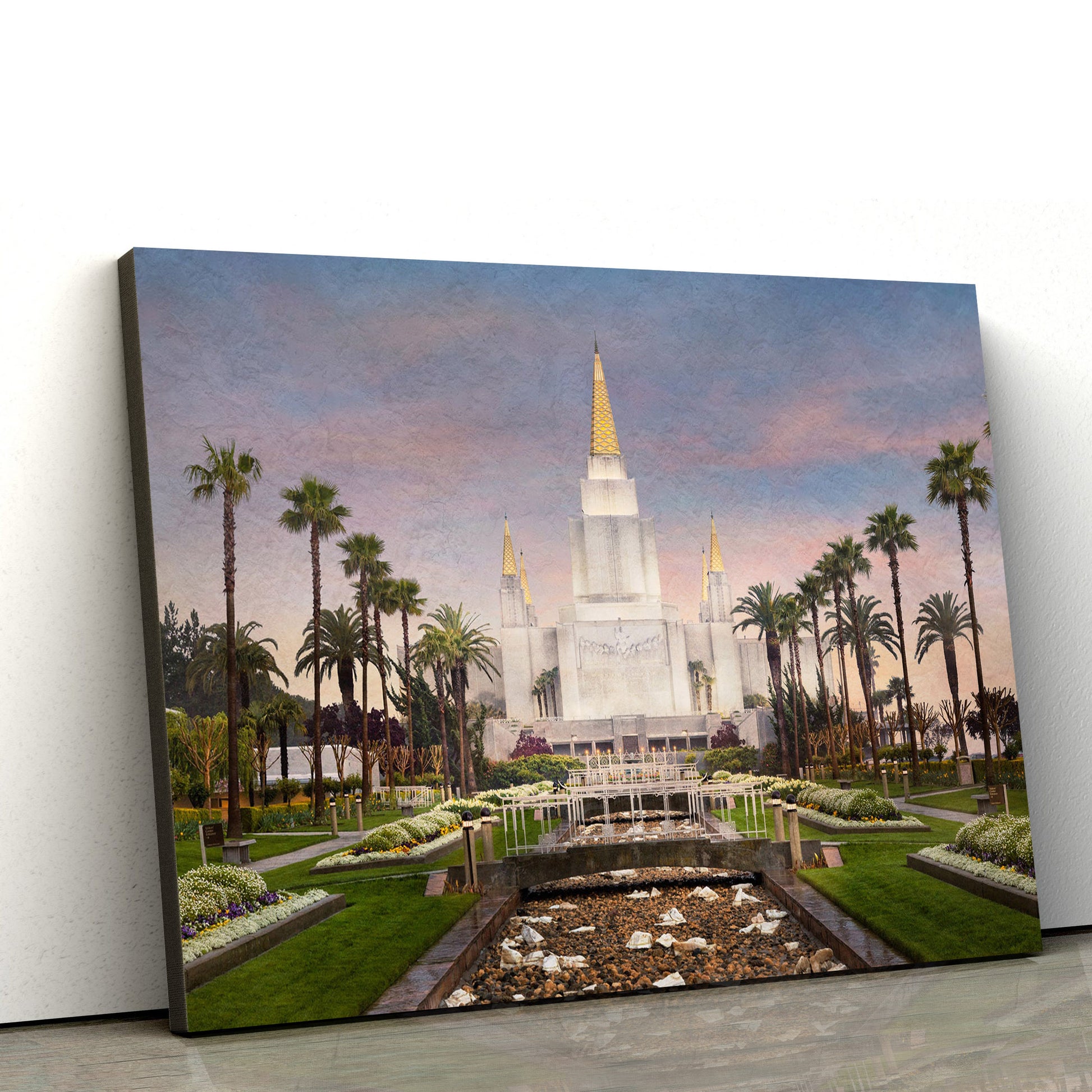 Oakland Temple Holy Places Series Canvas Wall Art - Jesus Christ Picture - Canvas Christian Wall Art
