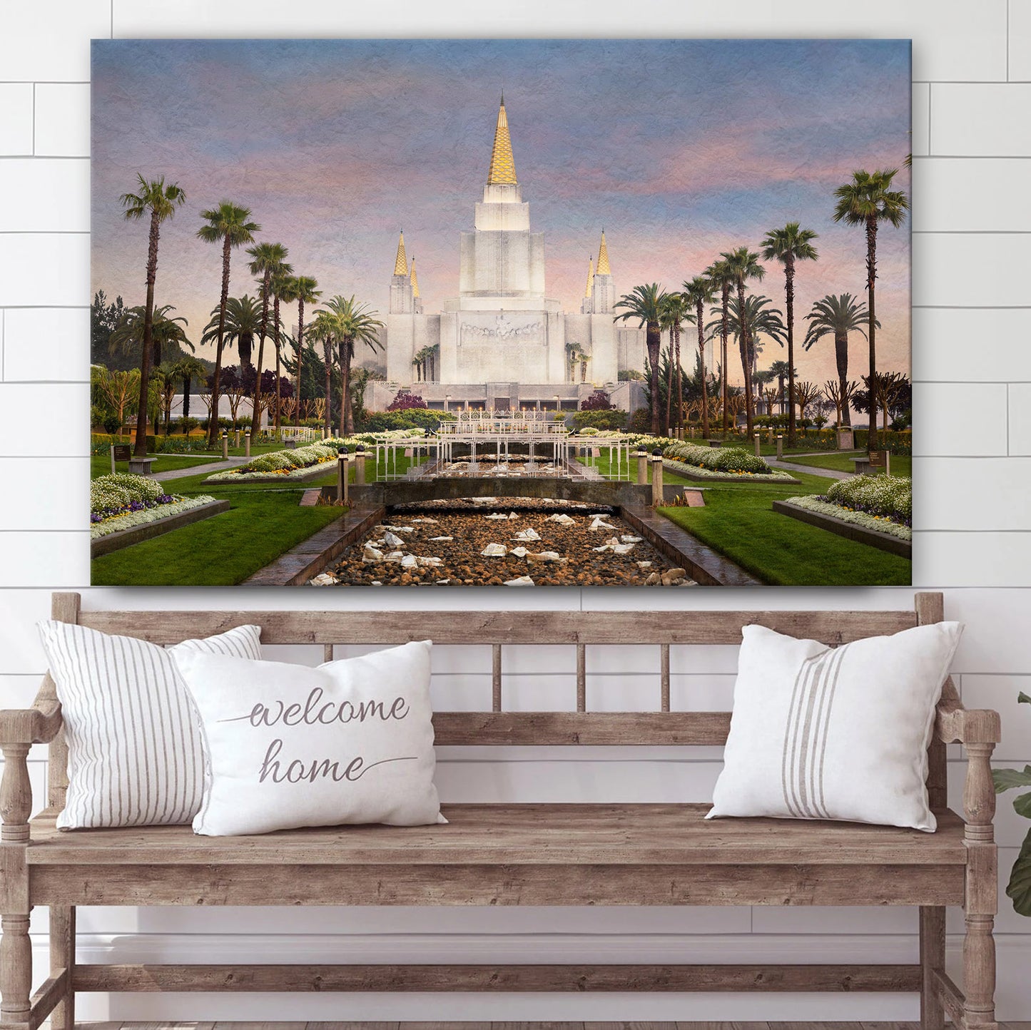 Oakland Temple Holy Places Series Canvas Wall Art - Jesus Christ Picture - Canvas Christian Wall Art