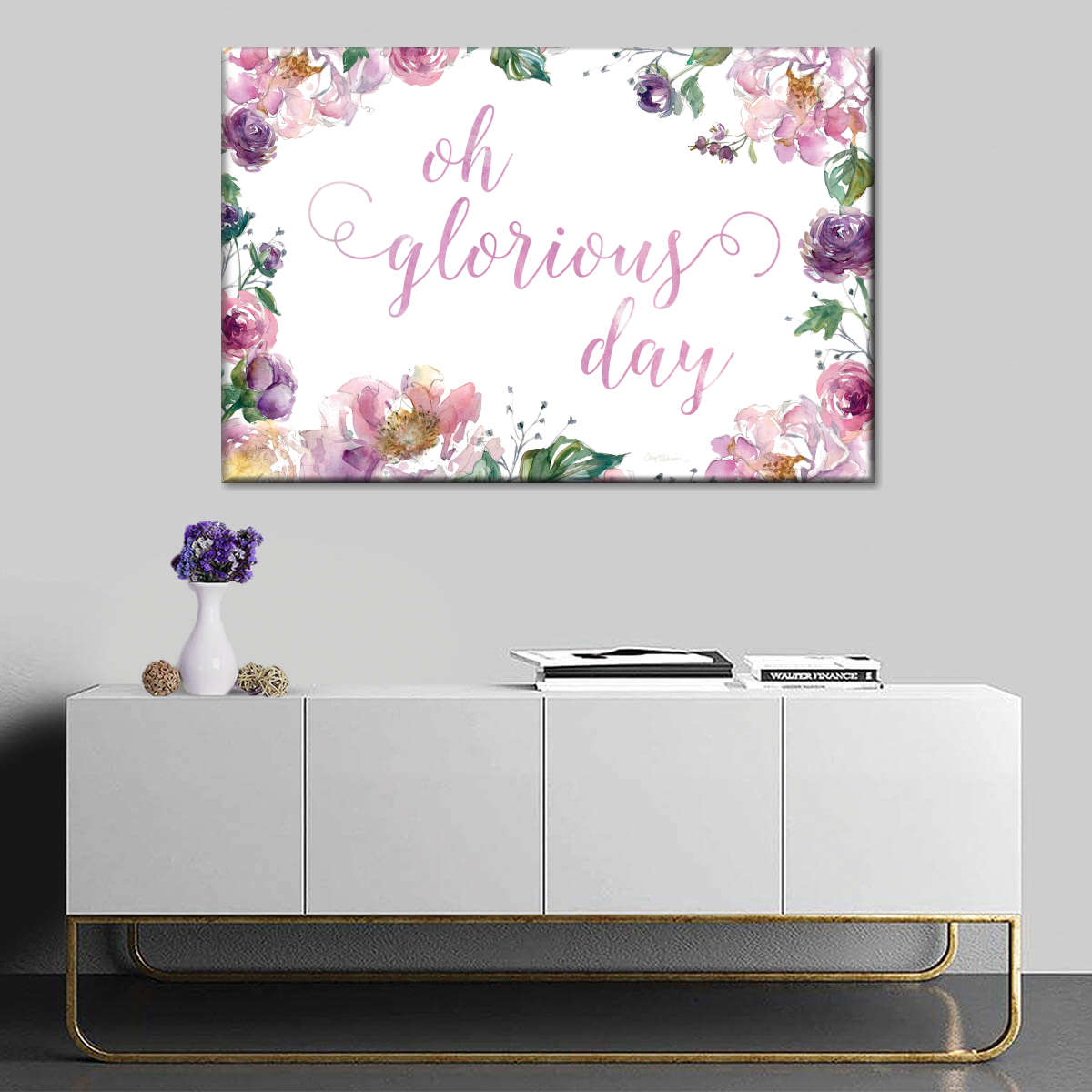 Oh Glorious Day Canvas Wall Art - Christian Canvas Wall Art - Religious Wall Art Canvas