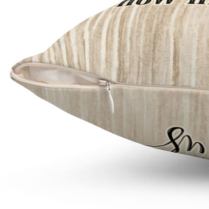 Oh How He Loves Us Christian Pillow