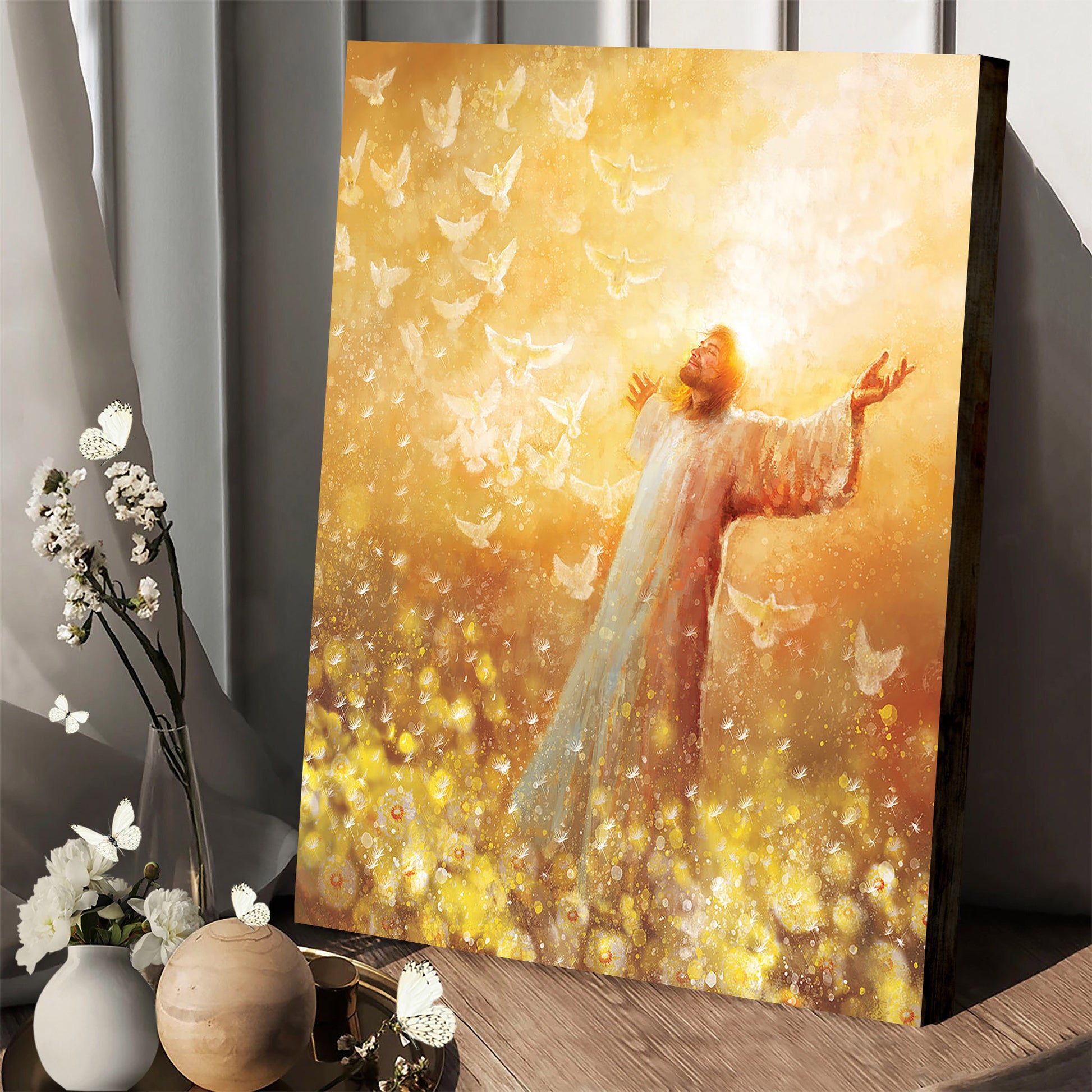 Oh, Lord Canvas Wall Art - Jesus Picture - Jesus Portrait Canvas