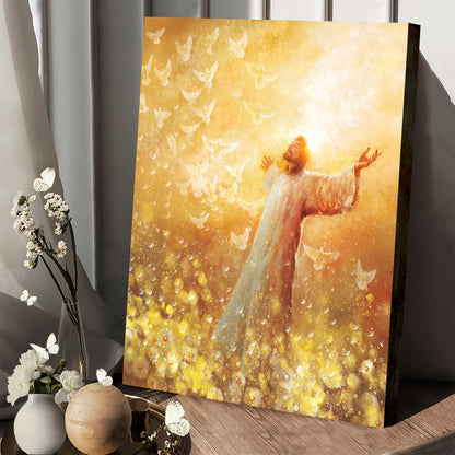 Oh, Lord Canvas Wall Art - Jesus Picture - Jesus Portrait Canvas