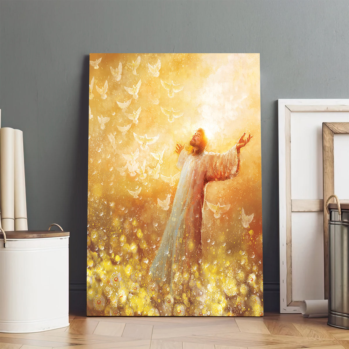 Oh, Lord Canvas Wall Art - Jesus Picture - Jesus Portrait Canvas