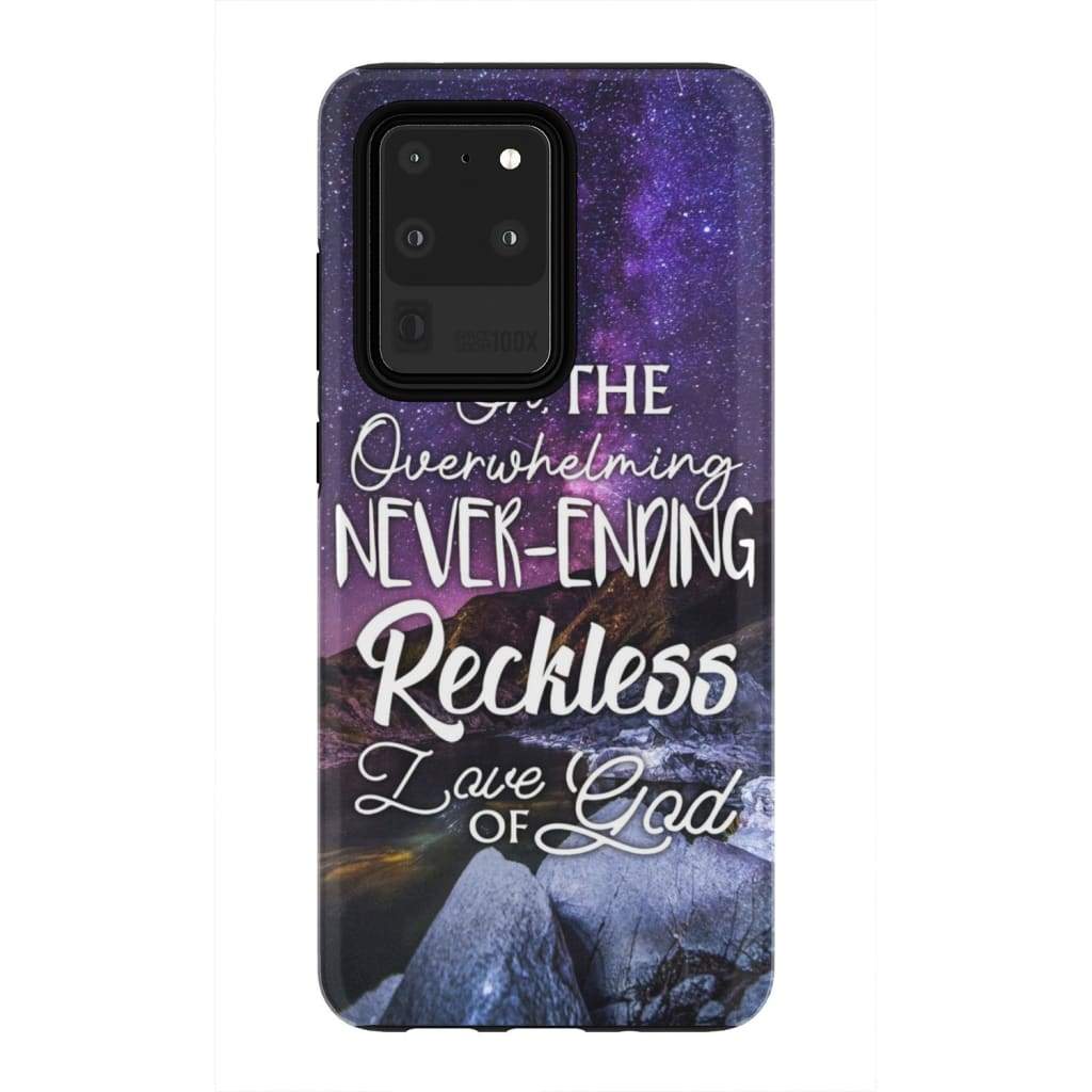 Oh The Overwhelming Never Ending Christian Phone Case - Inspirational Bible Scripture iPhone Cases