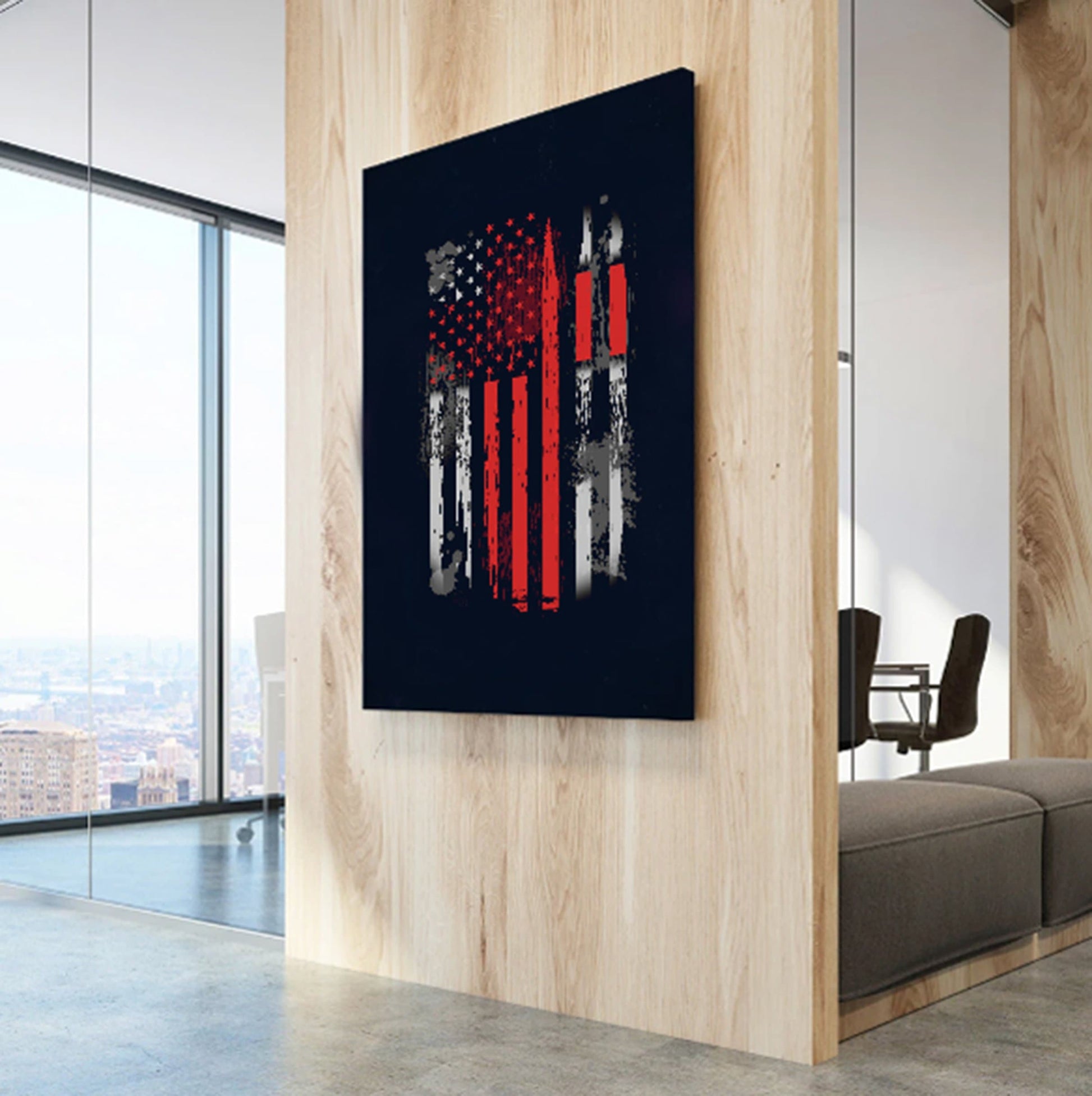 One Nation Under God Canvas - Religious Canvas Art - Christian Canvas Wall Art - Ciaocustom