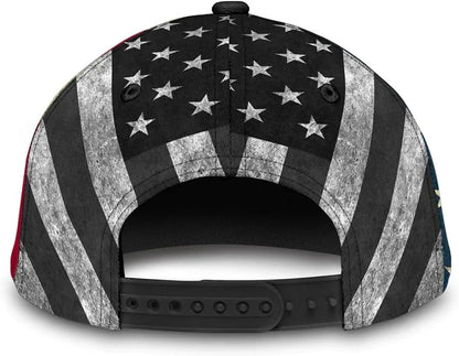One Nation Under God Cross Eagle Classic Hat All Over Print - Christian Hats for Men and Women