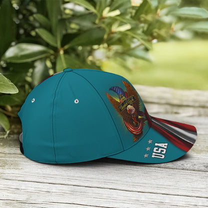 One Nation Under God Eagle American Flag Baseball Cap  Patriotic Classic Cap