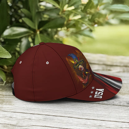 One Nation Under God Eagle American Flag Baseball Cap  Patriotic Classic Cap