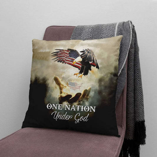 One Nation Under God Pillow - Christian Pillows