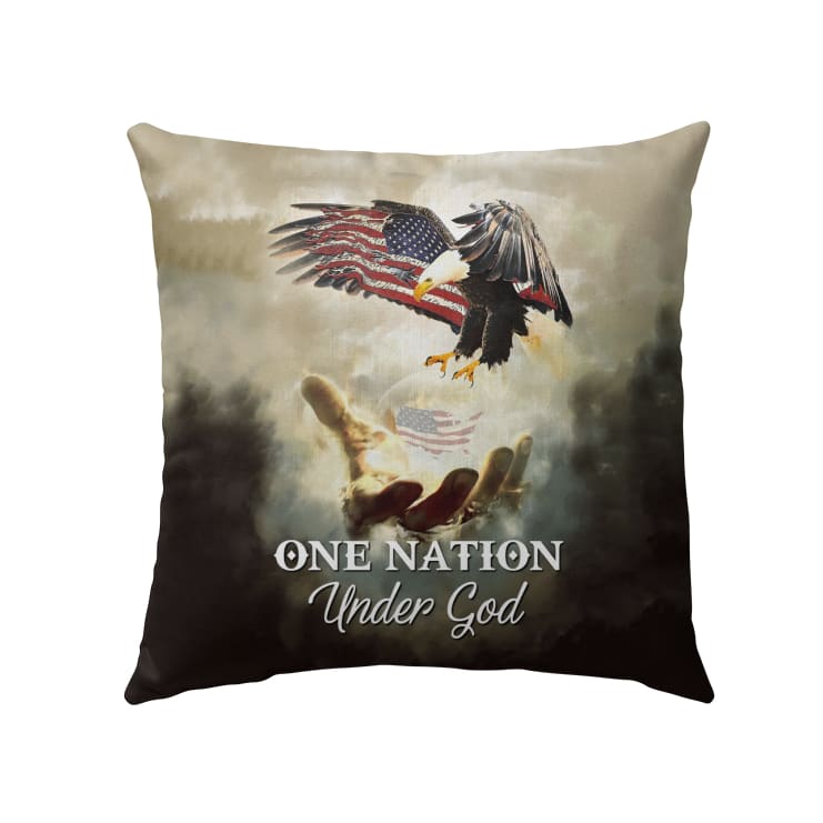 One Nation Under God Pillow - Christian Pillows