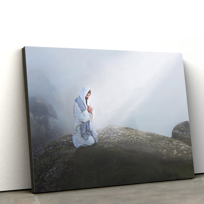 One With The Father Canvas Picture - Jesus Canvas Wall Art - Christian Wall Art