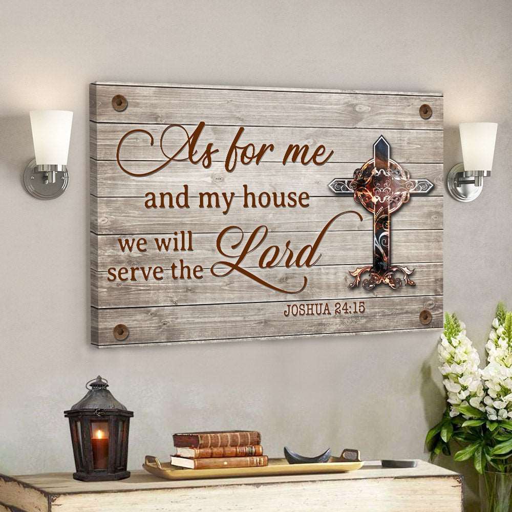 As For Me And My House Canvas Wall Art Jesus Pictures Christian Ca As for me and my house canvas wall art jesus pictures christian ca