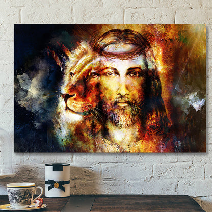 The Lion Of Judah - Jesus Pictures - Christian Canvas Prints - Faith Canvas - Ciaocustom