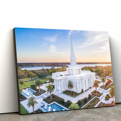 Orlando Florida Greater Heights Canvas Wall Art - Jesus Christ Picture - Canvas Christian Wall Art
