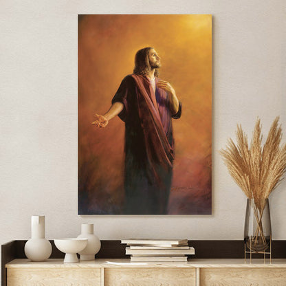 Our Advocate Canvas Picture - Jesus Christ Canvas Art - Christian Wall Canvas