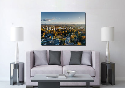 Our Big Problems Are Small To God Wall Art Canvas Print S - Christian Canvas Wall Art