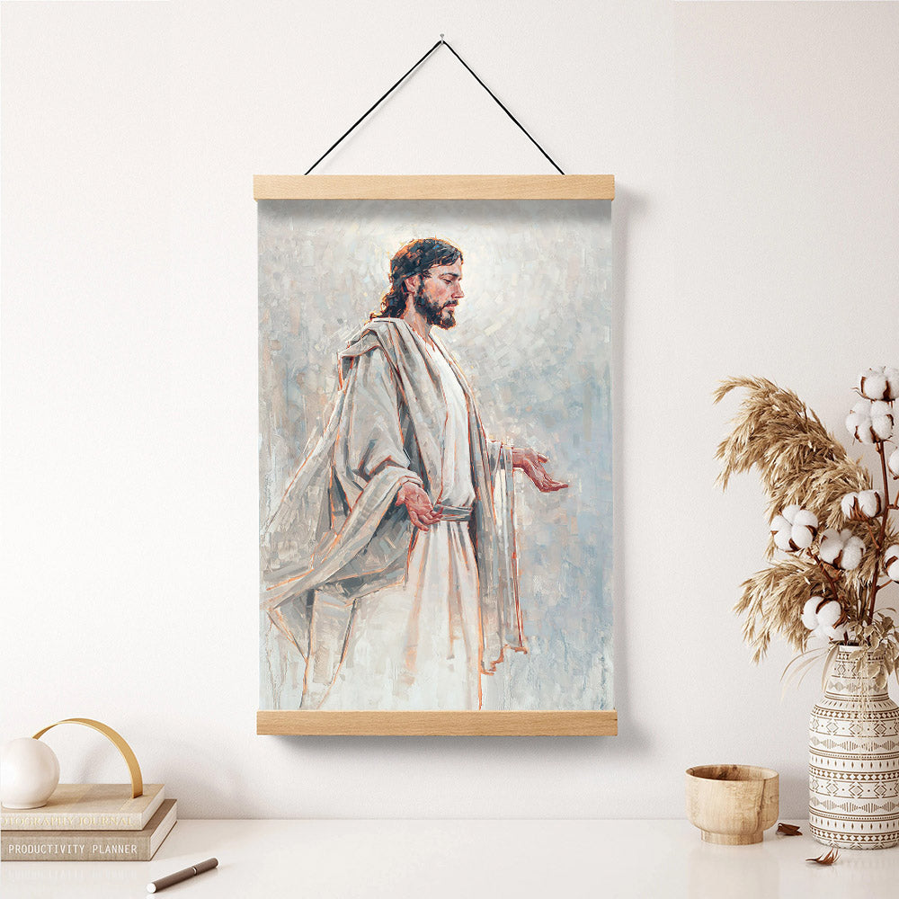 Our Glory Hanging Canvas Wall Art - Jesus Picture - Jesus Portrait Canvas - Religious Canvas