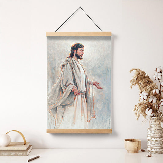 Our Glory Hanging Canvas Wall Art - Jesus Picture - Jesus Portrait Canvas - Religious Canvas